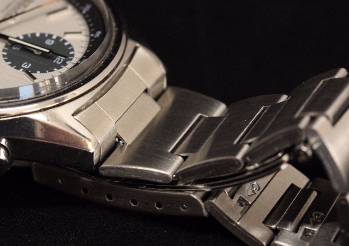 Bracelet w end links for Seiko 6138-8020 6138-8021 stainless