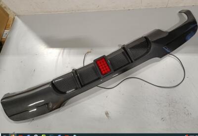 Used Carbon Look Rear Diffuser Lip W/LED For BMW E90 E91 3Ser M Sport 2005-2013