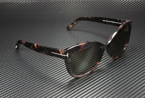 Pre-owned Tom Ford Allstair Ft0524 54h Havana Brown Polarized Women's 56 Mm Sunglasses