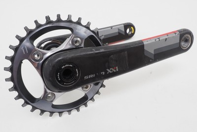 3 pcs Crank Set made of strong /'CHROMOLY/' 175mm USA//BB 8t Black Solid Crankset