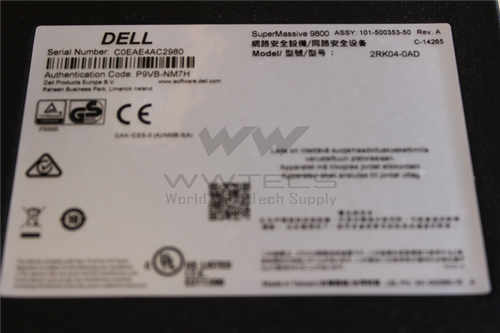 DELL SONICWALL SUPERMASSIVE 9800 *** SEE DESC FOR LIC INFO ***