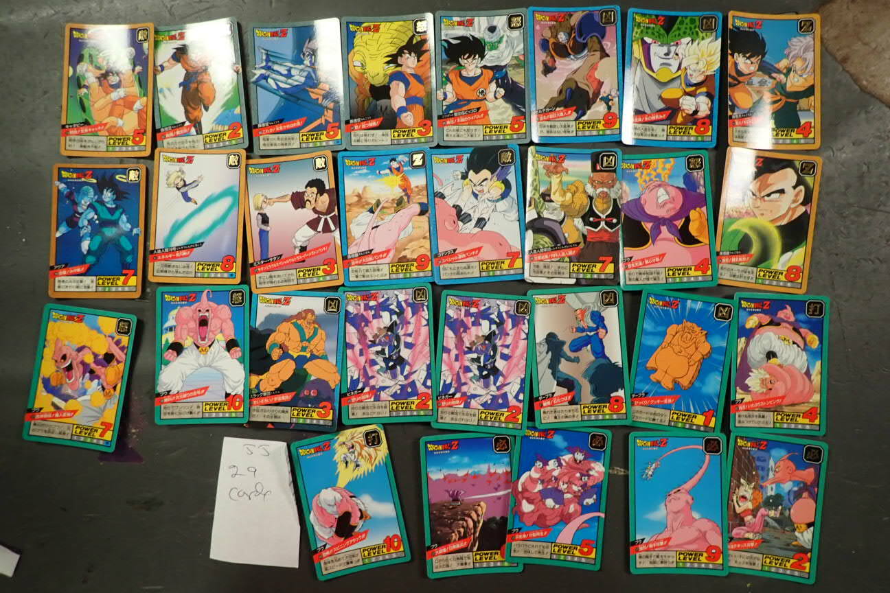 JJ 29 Dragonball Z GT Artbox Trading Card Bandai Japan packs