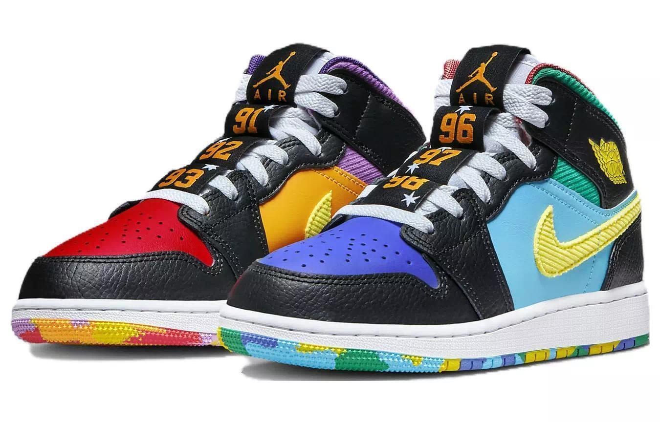 Air Jordan Air Jordan 1 Mid SS GS 'Championships' FD1317-007 Air Jordan Air Jordan 1 Mid SS GS 'Championships' FD1317-007
