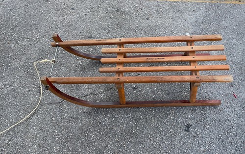Davos wooden sledge sled ソリ vintage $_12.JPG?set_id=880000500F