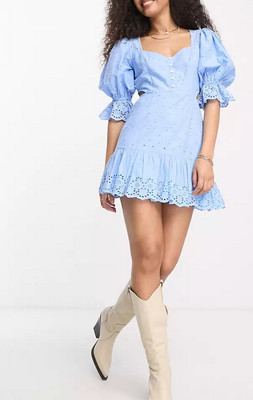 French Connection Cut Out Mini Dress 3A 2469