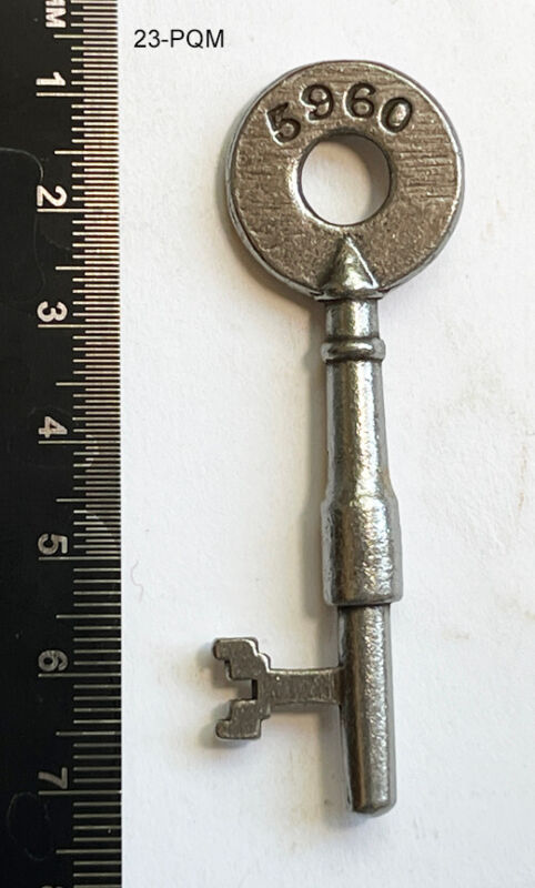 Old Skeleton Key Very Rare GENUINE Antique Victorian Hospital Asylum Key