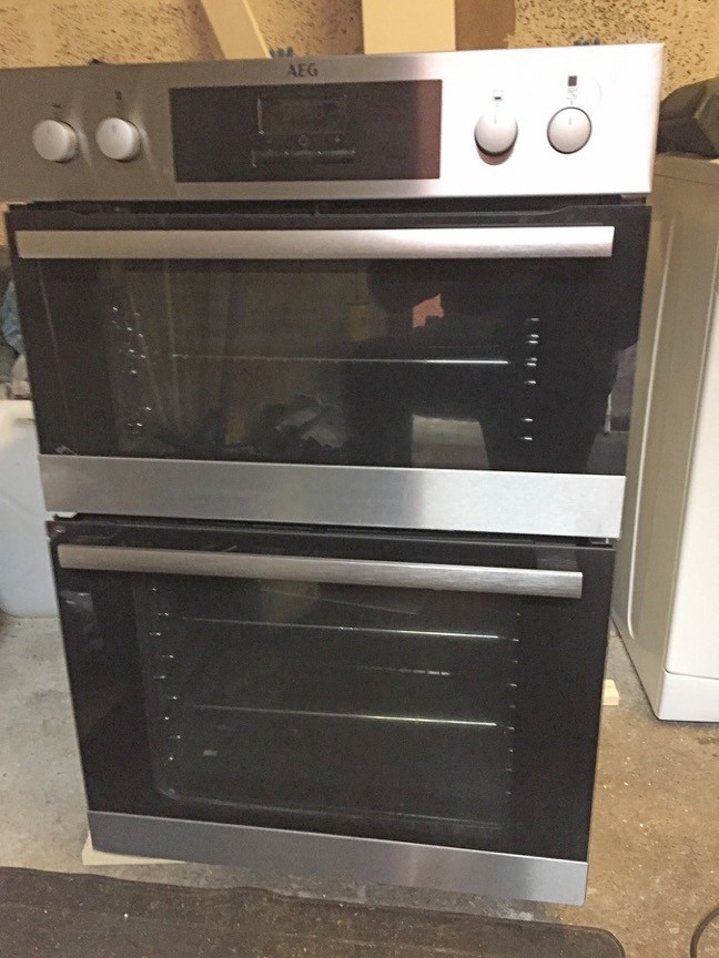 AEG Double Electric Oven for Builtin Unit in Bridgwater, Somerset