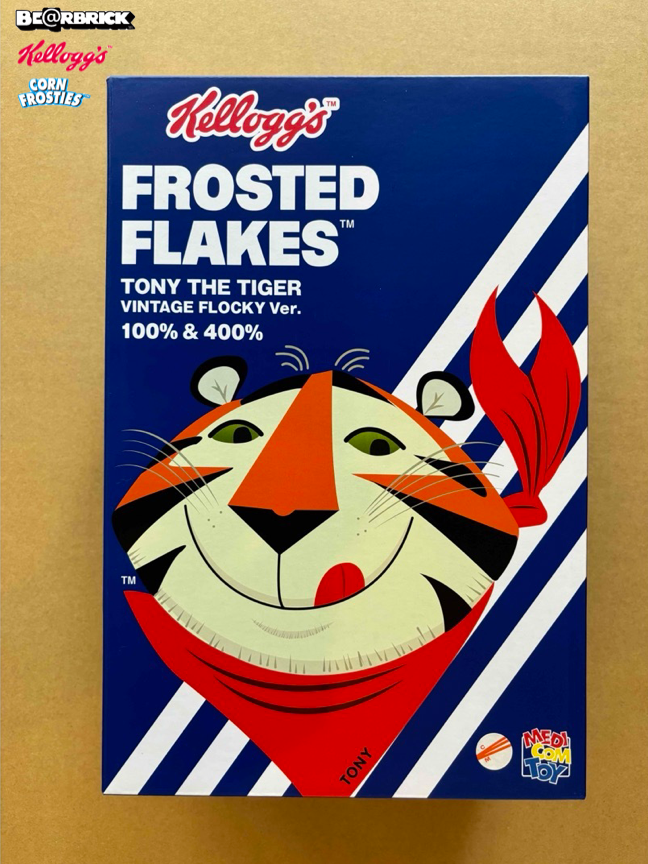 その他 MEDICOM TOY - BE@RBRICK TONY THE TIGER VINTAGE Ver. Medicom Toy Be@rbrick Tony The Tiger Vintage Flocky Ver. 100