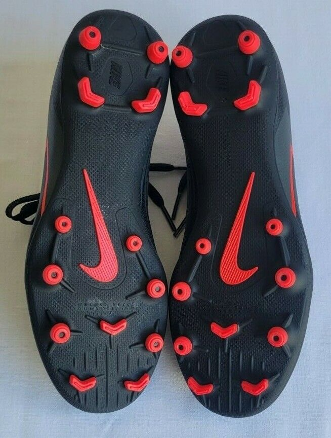 Youth Size 6Y Black Red Nike Mercurial Vapor 13 Club FG Soccer Cleats AT8161-060