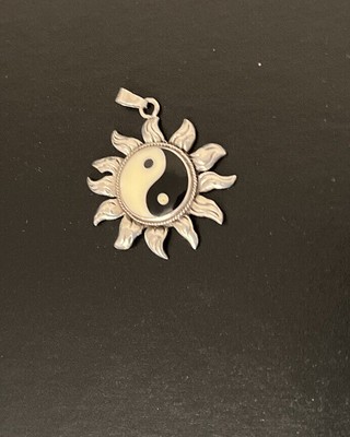925 Sterling Silver Yin Yang pendant - assorted sizes available