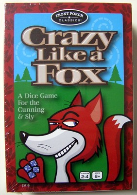 Game - Crazy Like a Fox - A Dice Game for the Cunning & Sly #53715 - New Sealed