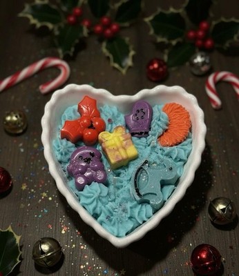 Christmas Santa Gift Bowl Candle Scented Fragrance Soy Wax Candle Chinese Gift