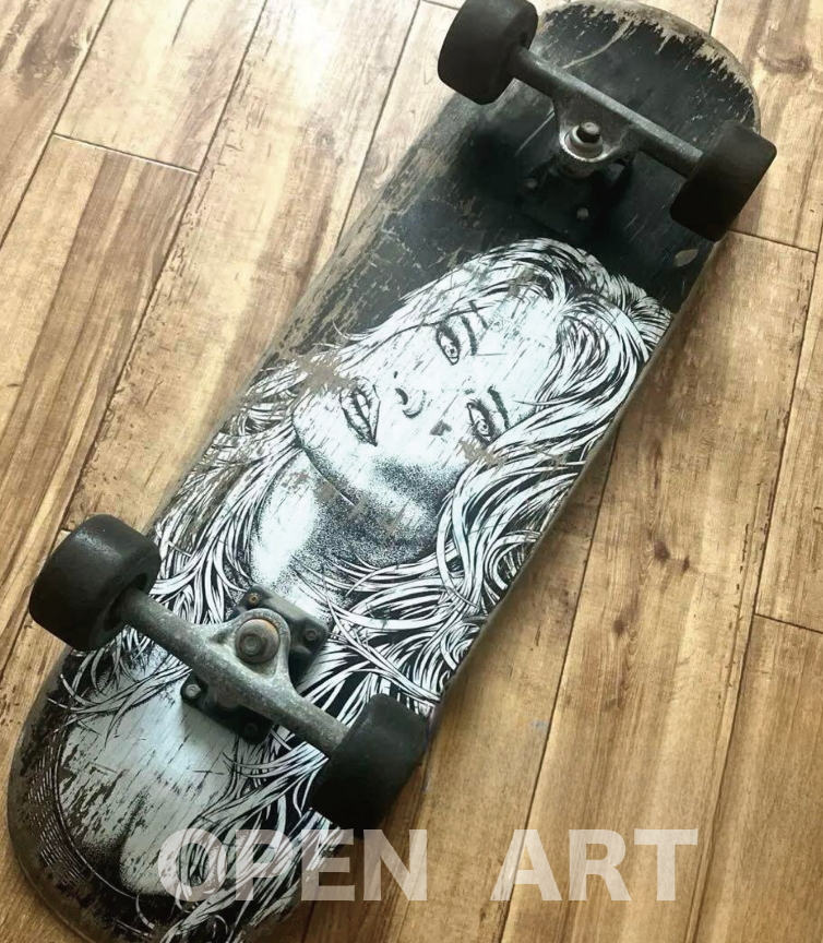 90s Powell Peralta Adam McNatt Skate Deck Vintage 1992 90s Powell Peralta Adam McNatt Skate Deck Vintage 1992