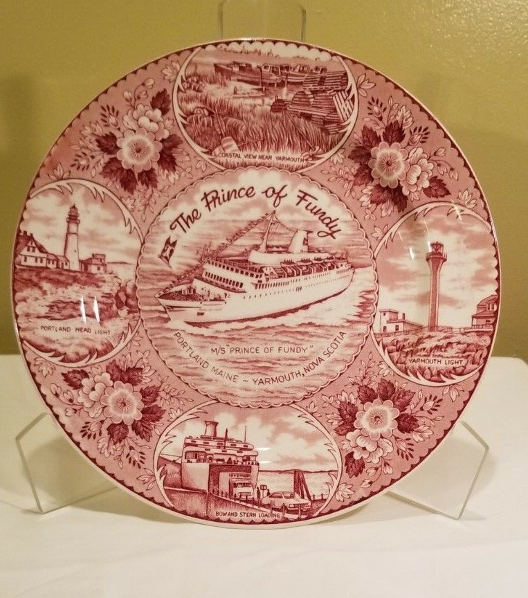 Prince of Fundy Ferry Boat Collector's Plate ~  10