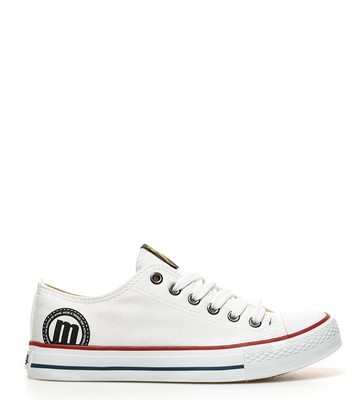 Mustang - Zapatillas  Trend Low II blanco Hombre/chico Tela Plano Cordones