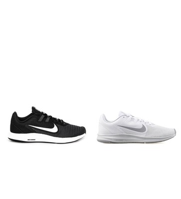 Nike - Zapatillas running Downshifter 9 negro, blanco Mujer/chica Tela