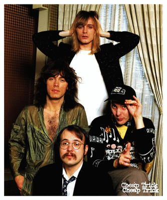 Cheap Trick  *LARGE POSTER* -  AMAZING GROUP SHOT  Rick Nielsen Robin Zander