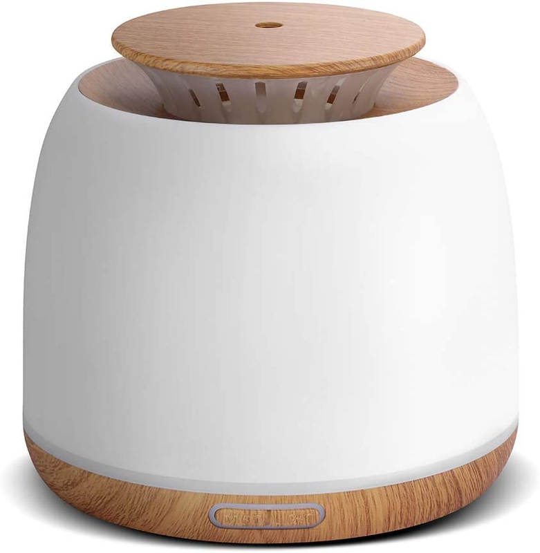 300Ml Essential Oil Diffuser 5 Colors Night Light Display with Bluetooth Speaker
