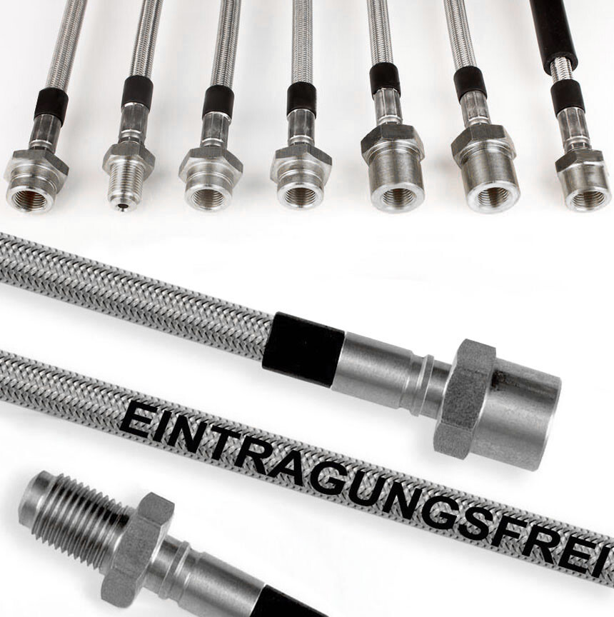 Stahlflex Bremsleitungen für Rover 400 [RT]