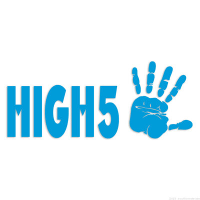 High Five 5 - Decal Sticker - Multiple Colors & Sizes - ebn6198