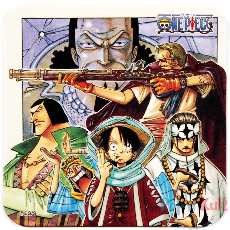 Coaster Alabasta Koza Chaka Pell Etc One Piece [Jap] Eiichiro Oda / Shueisha Vgc