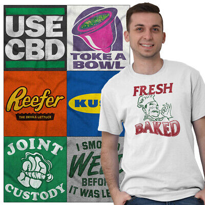 I Smoked Weed Before It Was Legal Stoner 420 Adult Short Sleeve Crewneck Tee