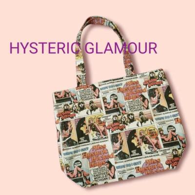 HYSTERIC GLAMOUR STAR WOMAN刺繍ナイロン トート HYSTERIC
