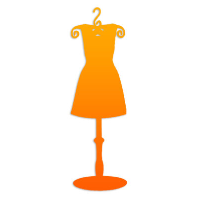 Dress Form - Vinyl Decal Sticker - Multiple Patterns & Sizes - ebn6035