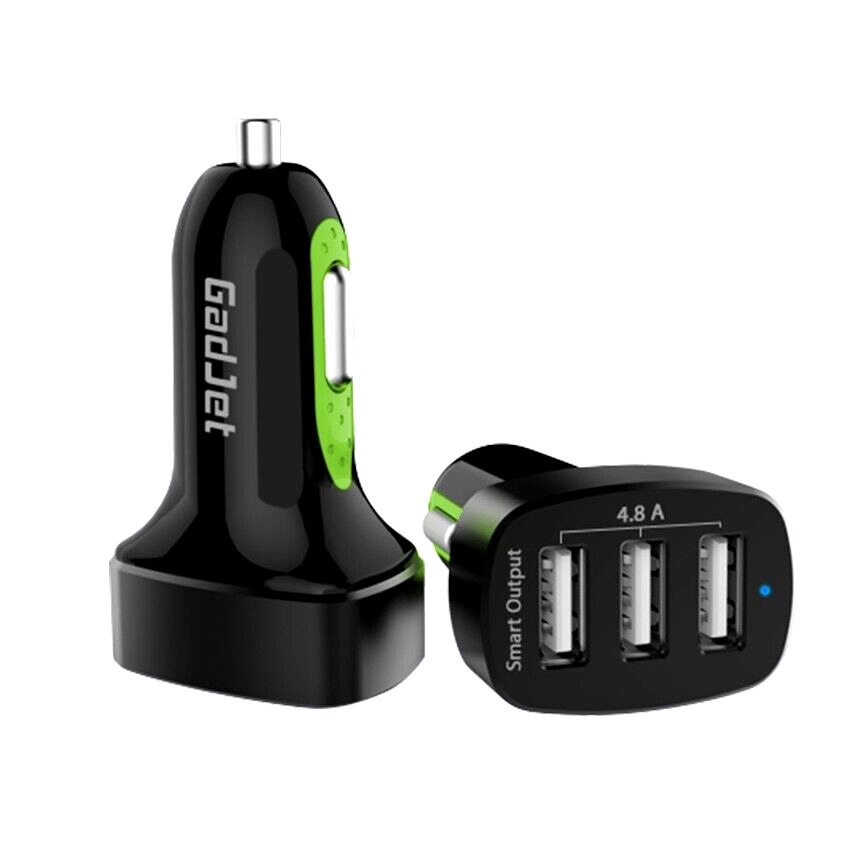 Super Fast Car Charger 3 Port USB Universal Socket Adapter For Iphone Samsung