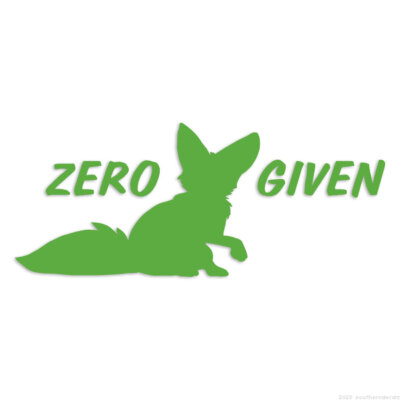 Zero Fox Given - Decal Sticker - Multiple Colors & Sizes - ebn6089
