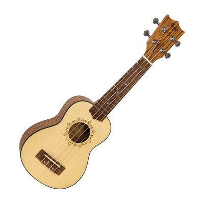 Flight Ukuleles Spruce & Zebrawood Soprano Ukulele Designer Series - DUS320