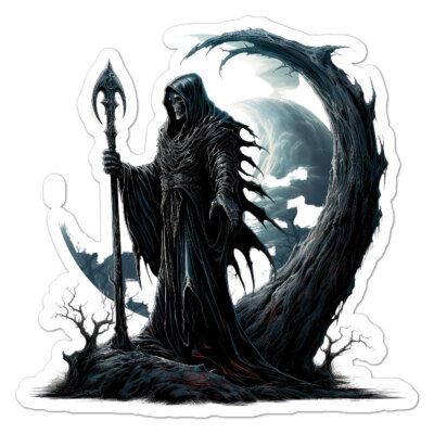 【DEATH LABEL】2023 DEATH SERIES 151 Grim Reaper Death, Vinyl Decal Sticker, Indoor Outdoor, 3