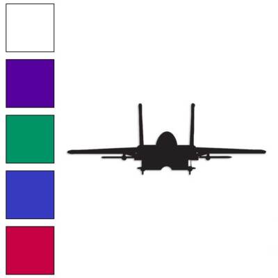 Airplane Jet Plane, Vinyl Decal Sticker, Multiple Colors & Sizes #2836