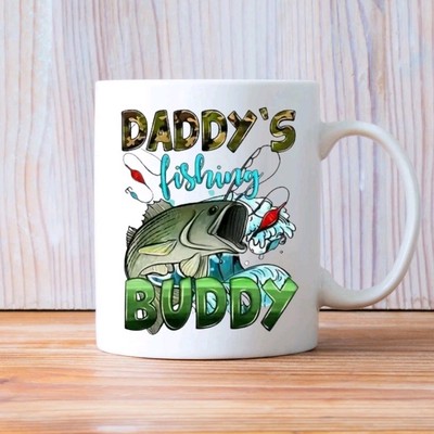 Daddys Fishing Angler Fischer Outdoor Fishing Mug Tasse Keramik Geschenk Kaffee
