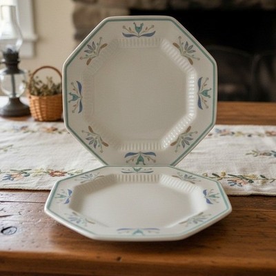 Independence Ironstone Shenandoah Castleton Appetizer Plates, Set of 2, Vintage