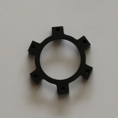 Saberforge Black Cube Ring with Holes for custom lightsaber hilt DIY