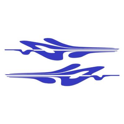 Pair Set Pinstripes, Vinyl Decal Sticker, Multiple Colors & Sizes #7452
