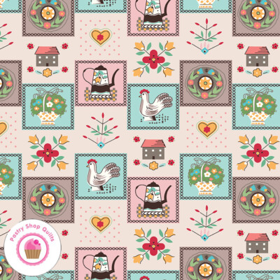 Riley Blake FLEA MARKET C10228K Kitchen Quilt Fabric LORI HOLT 30's VINTAGE