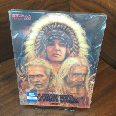 3 From Hell Steelbook Unrated (4K+Blu-ray) NEW-Free Box Shipping with Tracking