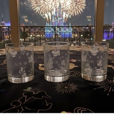 Walt Disney Parks & Resorts Holiday Lowball Tumblers, Set Of 3, Drinkware