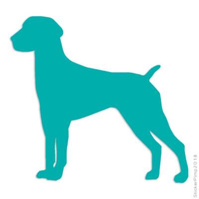 German Shorthair Pointer Dog, Vinyl Decal Sticker, Multiple Colors & Sizes #1960