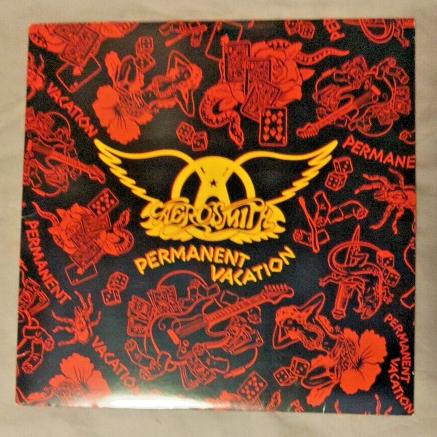 AEROSMITH Permanent Vacation 1987 Original Vinyl LP NM