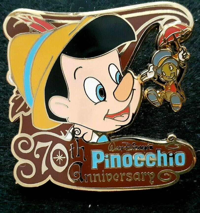 Disney Parks Pinocchio 70th Anniversary Pin~LE 1500~# 75264