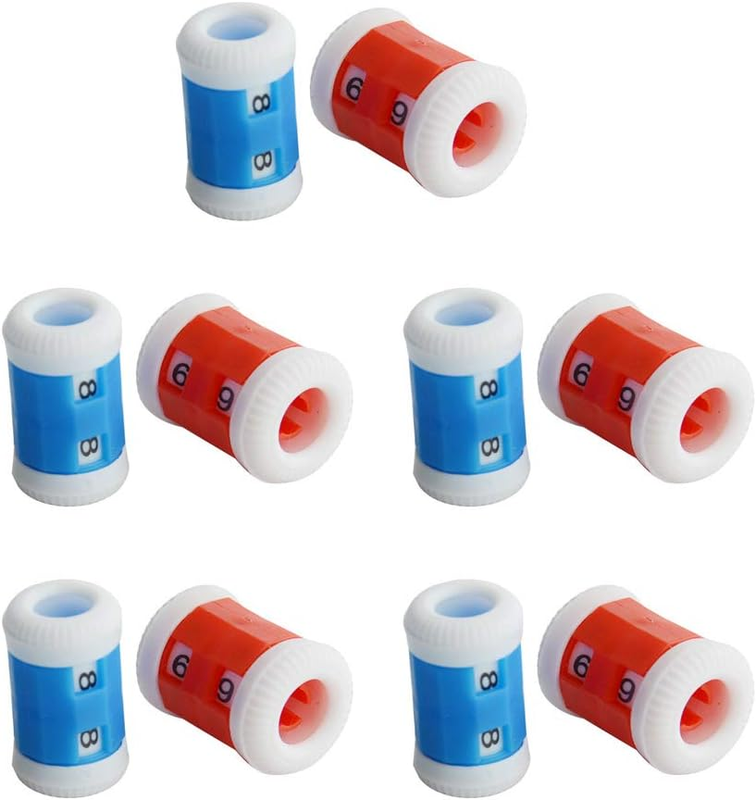 10 Pieces Plastic Knitting Counter Line Counter Marker Row Counter Stitch Counte