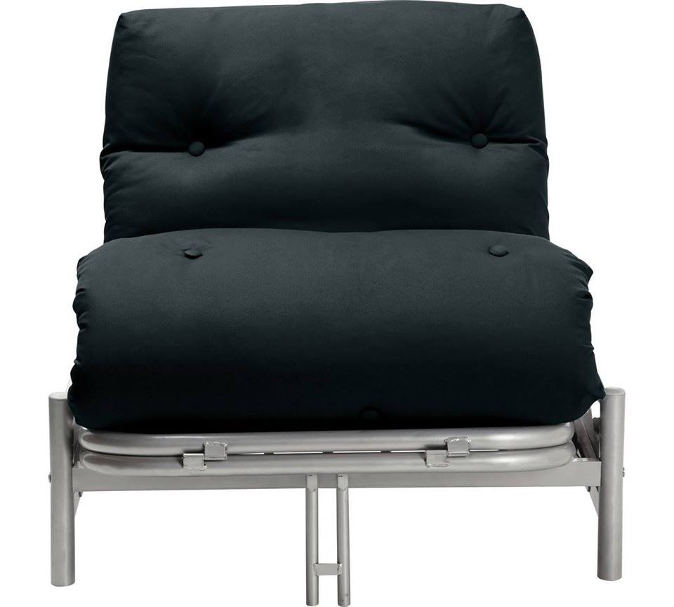 70% DISCOUNT! Single Futon Metal Sofa Bed Frame (mattress ...