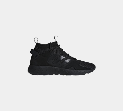 Black mid trainers deals