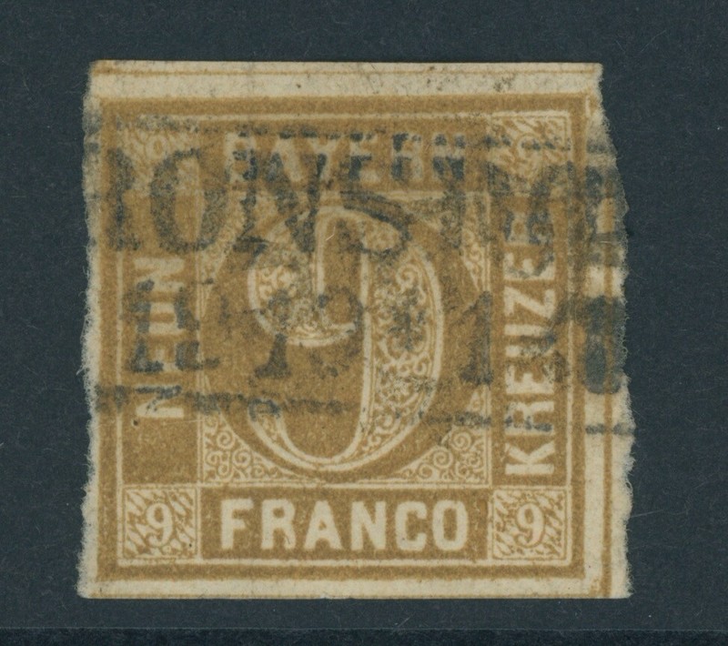 Bayern Fremdentwertung Preussen Ra 2 Auf Mi. Nr. 11 Fotobefund Sem Bpp  