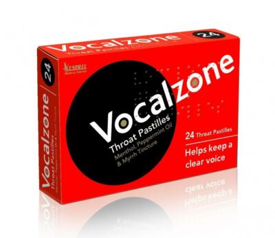 Vocalzone Throat 24 pieces Pack of 2 