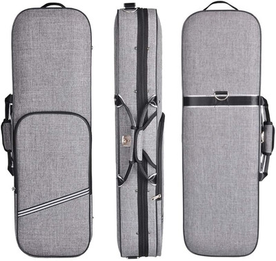 4/4 Full Size Violin Case Oblong Violin Hard Case with Built-In Hygrometer,Super