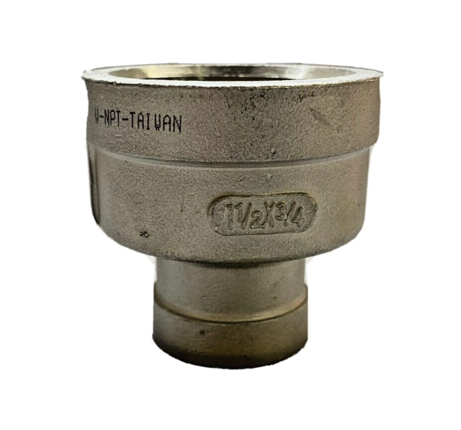 McMasterCarr 304 STAINLESS STEEL 11/2" x 3/4" 150 Female NPT BELL